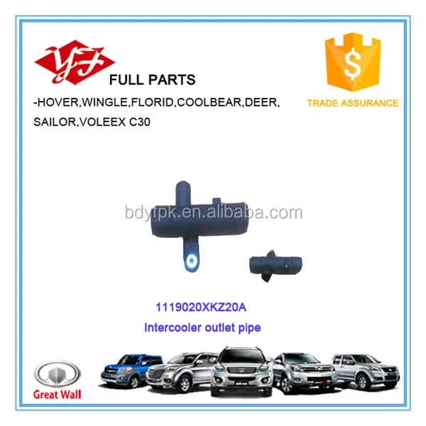 1119020XKZ20A for Great Wall Hover6 exhaust pipe intercooler