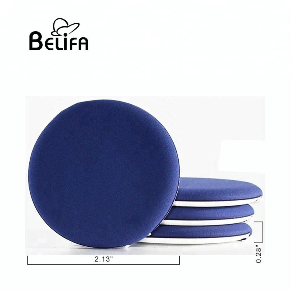 Rubycell foundation bb & CC cream latex free air cushion cosmetic makeup sponge powder puff with pp transparent case 8pcs/set