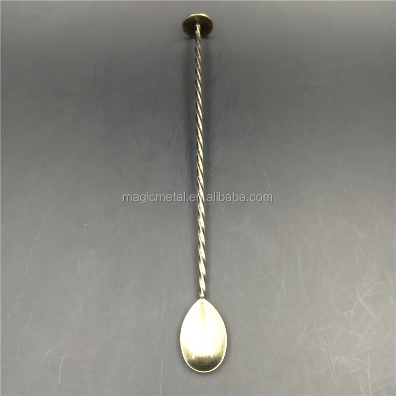 Factory Price stainless steel coffee bar accessories professional barware  mix cocktail barspoon for stirring