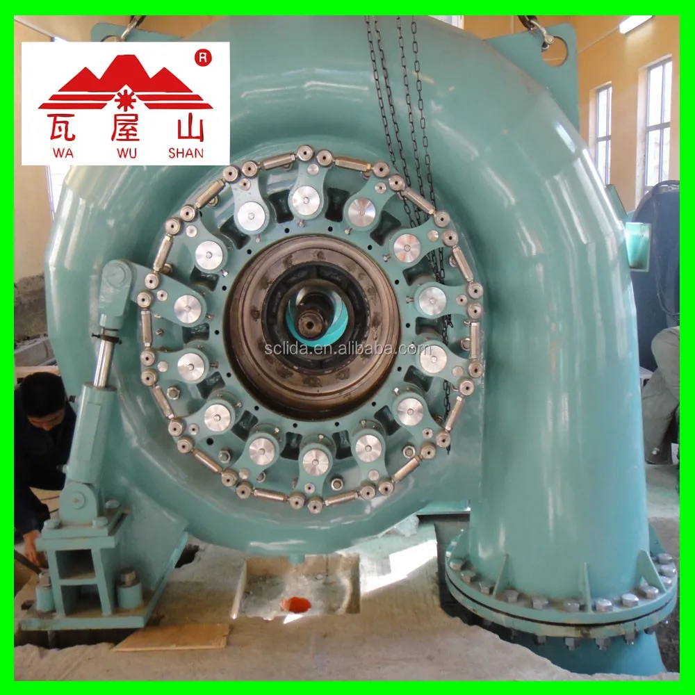 Мини вертикальный гидро электростанции гидротурбин