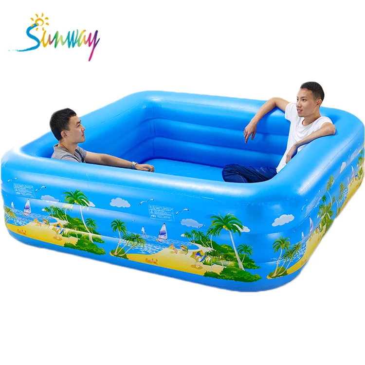 Inflatable family swimming pool, portable children swimming pool for sale