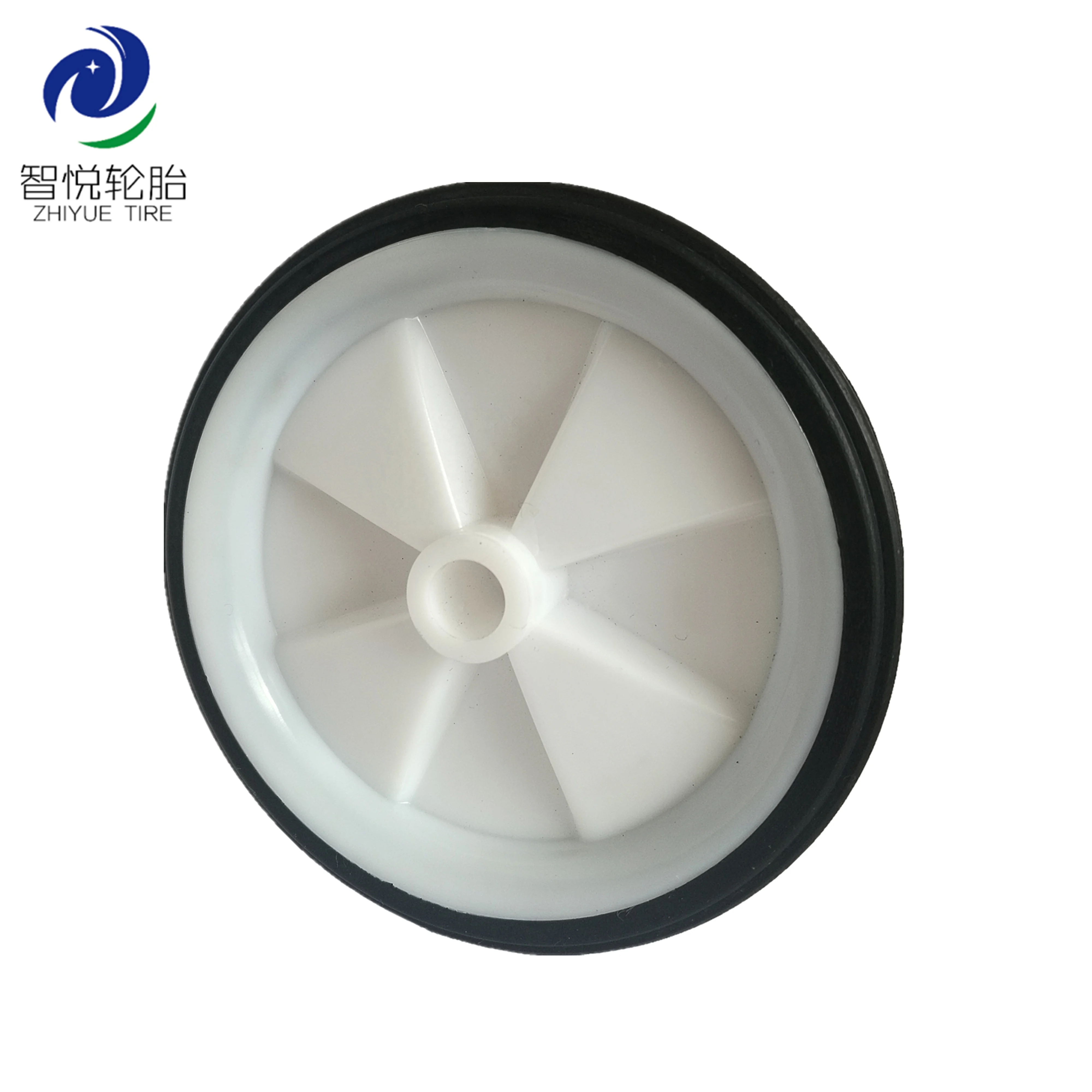  Маленькое прочное резиновое пластиковое колесо 5 дюймов Детские тренировочные колеса для велосипеда Вспомогательное