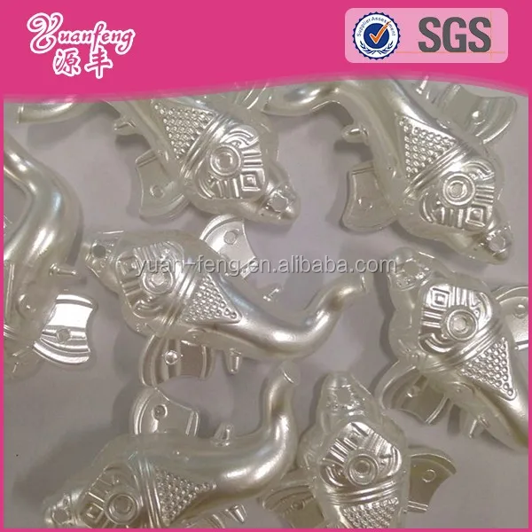 Wholesale various shape plastic half pearl beads for saree blouse accessories