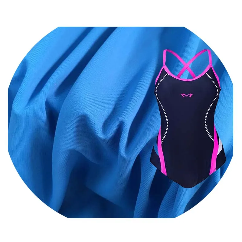 Low moq customized Fabric manufacturer 82% polyamide18% spandex lycra fabric 4 way stretch lycra 230gsm heavy racing swimsuits fabric
