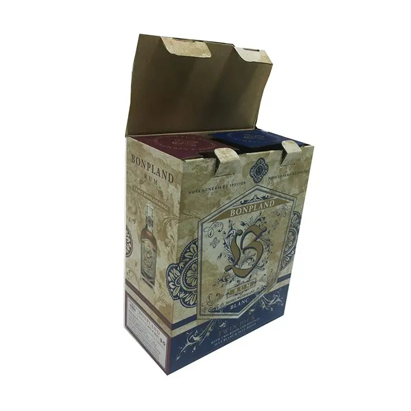 Настроить пива гофрированной бумаги коробка с цветной