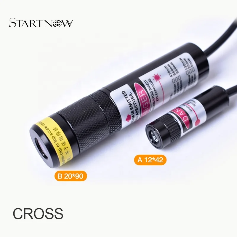 635/660nm крест луч маркировки позиционирования мини красный лазерный свет лазерный диод модуль