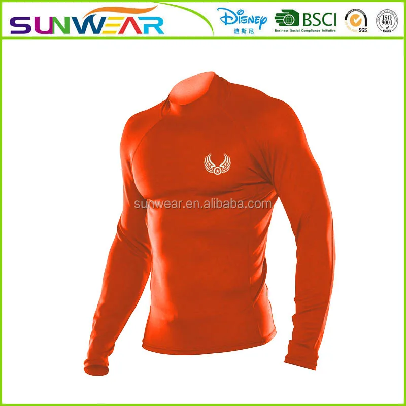 200pcs OEM Sport Men uv Rash Guard uv protective men swim shirts top good fit uv swim vest