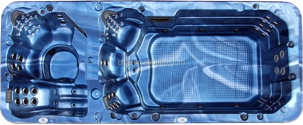 Одобренные CE и SAA акриловые наружные наземные плавательные спа-бассейны