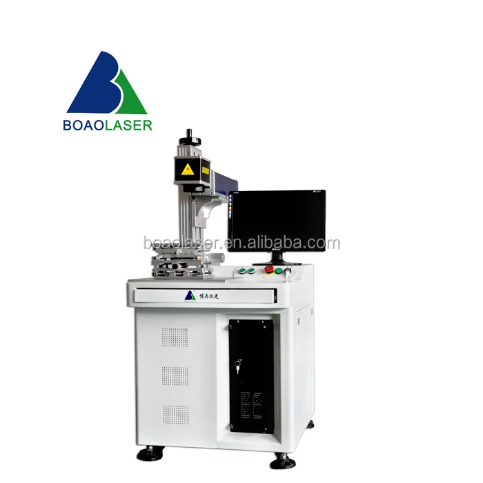 20W Portable Ring inside &outside laser engraving machine with rotary unit including