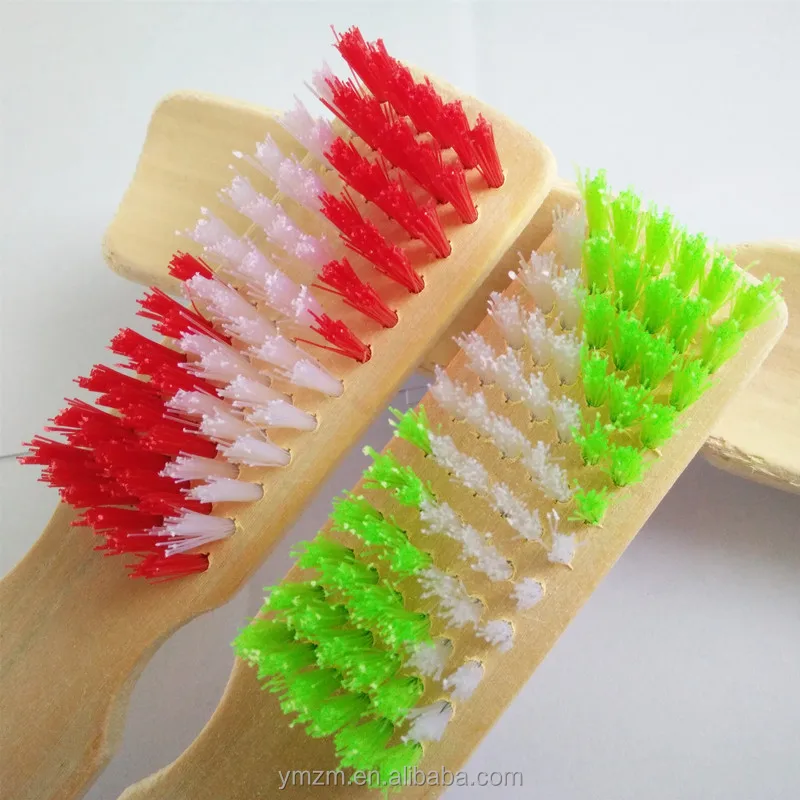 
Household eco-friendly bamboo clean shoe brush scrubbing brushes clothes brush 