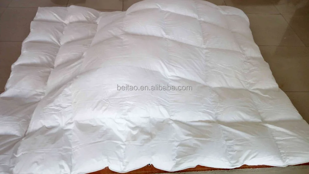 White 4 Seasons Ultralight 95% Duck Down Winter Duvet Queen Size 220x230 cm Filling Weight 1750g