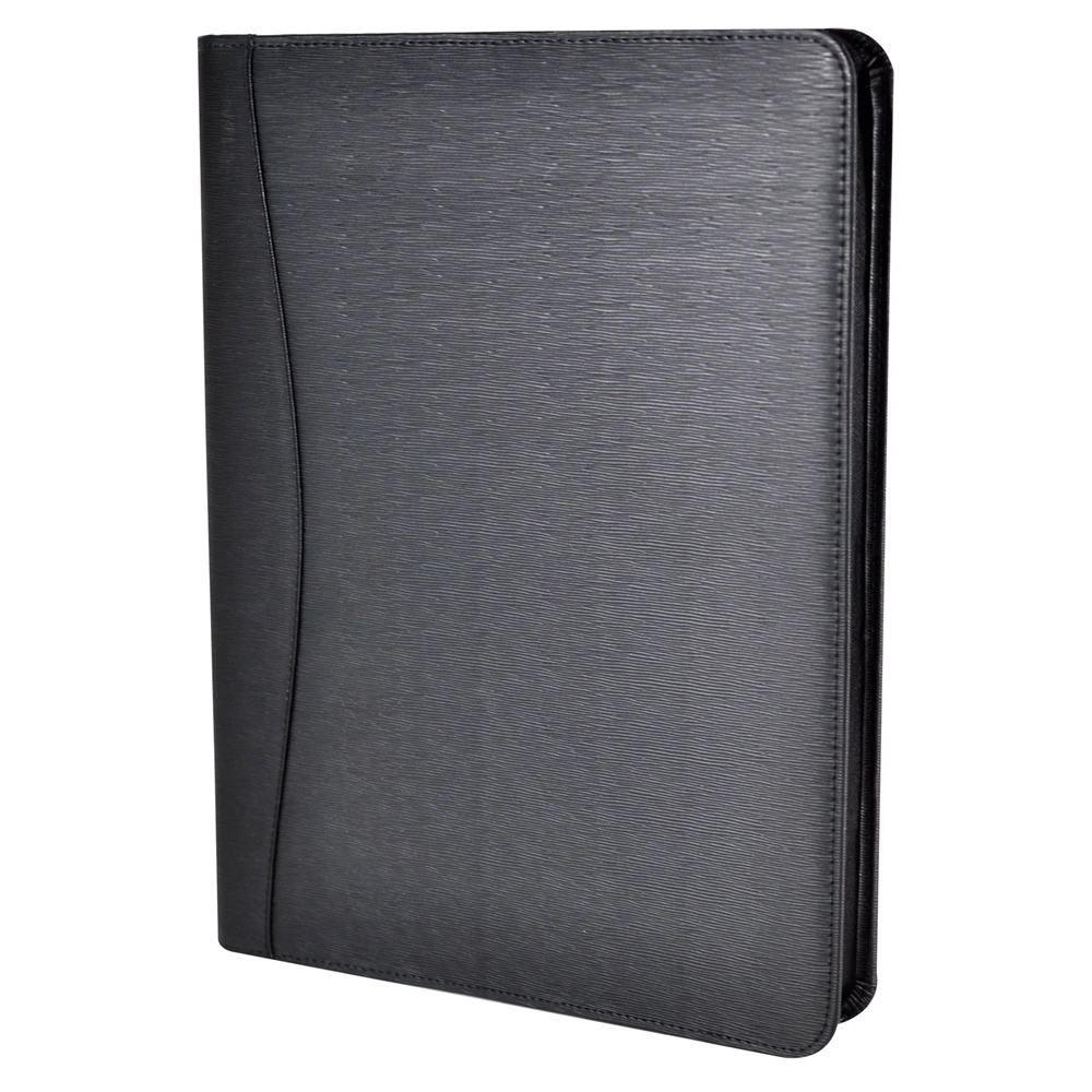 Professional high quality a4 size leather document portfolio case
