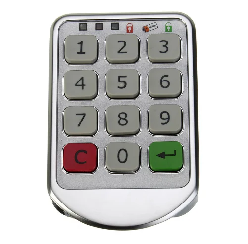 WALFRONT  Digital Password Keypad Number Cabinet  Code Lock Zinc Alloy/ Plastic Cabinet Lock