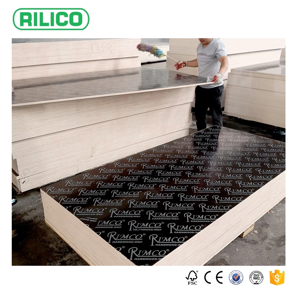 
18mm Hardwood combi brown film faced plywood 