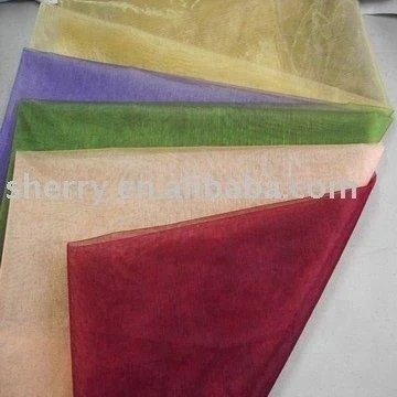 Designer best selling 2 tone color organza fabric for south America market