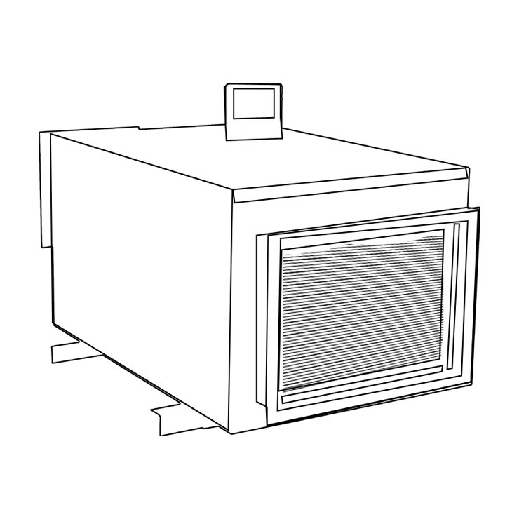 Потолочный скрытый воздухоочиститель с воздуховодом, домашний осушитель для бассейна