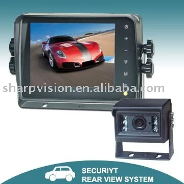 5.6-дюймовый цифровая вид сзади автомобиля монитор с сенсорной кнопки