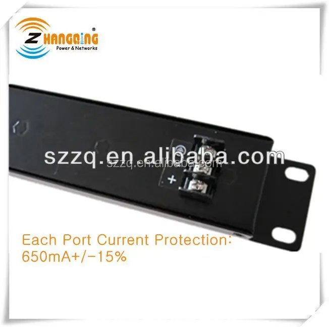 Multiport power over ethernet Patch Panel POE 16 Port for IP camera POE