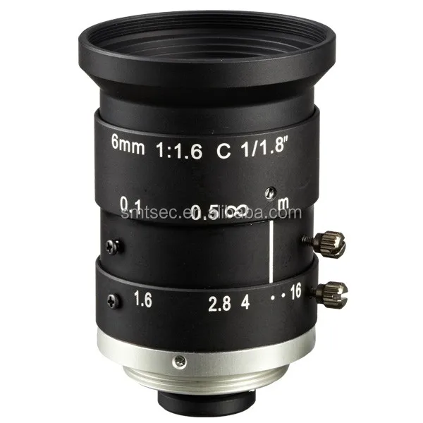 IMX482 IMX385 Smart security 6mm 1/1.8 inch big format Manual Zoom Mega Pixels industry Lens C Mount, Industry lens C-mount lens