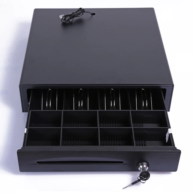 5bill 8coin 410/425 rj11 usb cash drawer atm cash machine money box economical mini metal pos cash drawer with trigger
