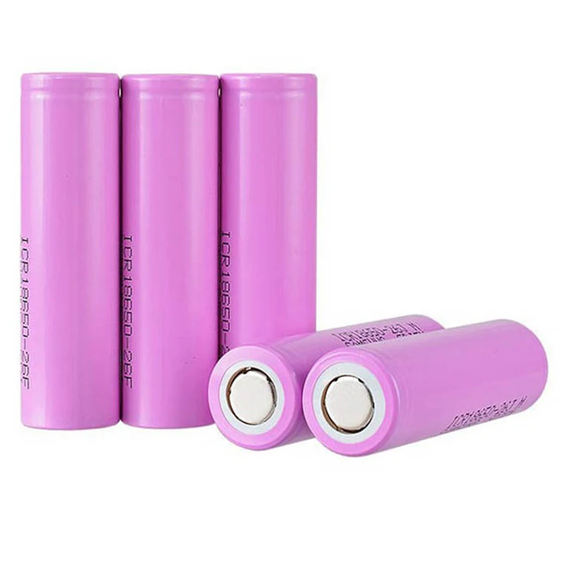 Wholesale rechargeable battery 18650battery 3.7v 2600mah for e-bike battery