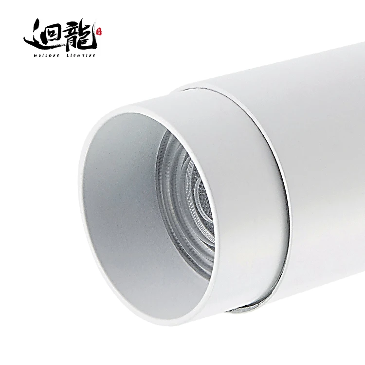 
7W White long distance cob led ceiling zoom super outdoor spot light 