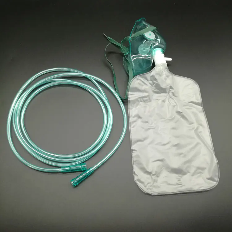 High Quality Hospital Supply Disposable Pediatric Non rebreathing oxygen mask with Reservoir Bag