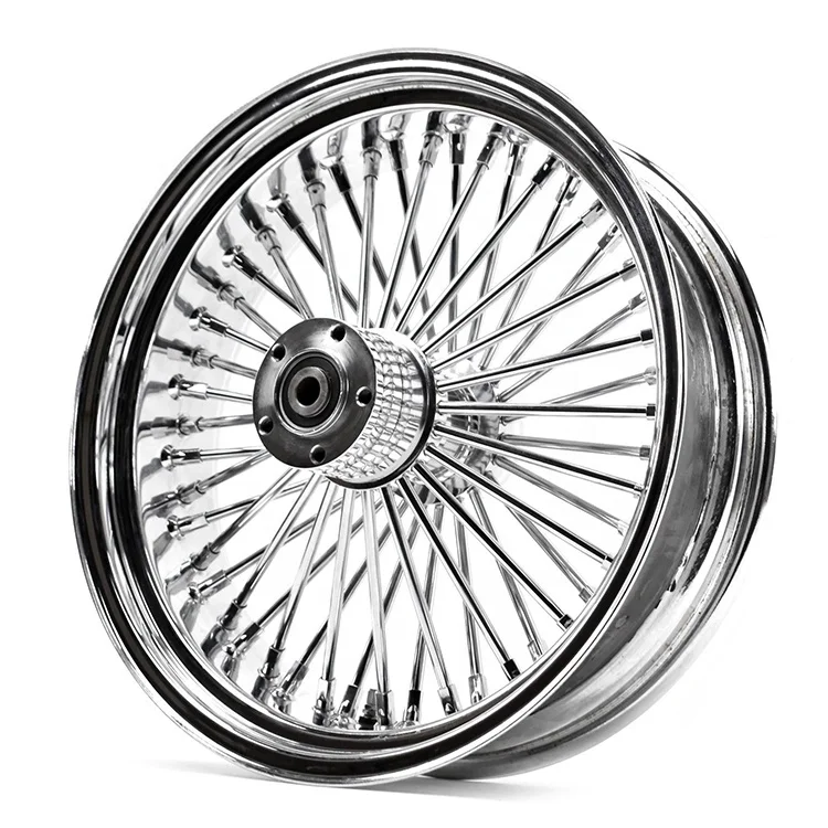 18inch Custom steel Spoke Motorcycle Wheels For Harley