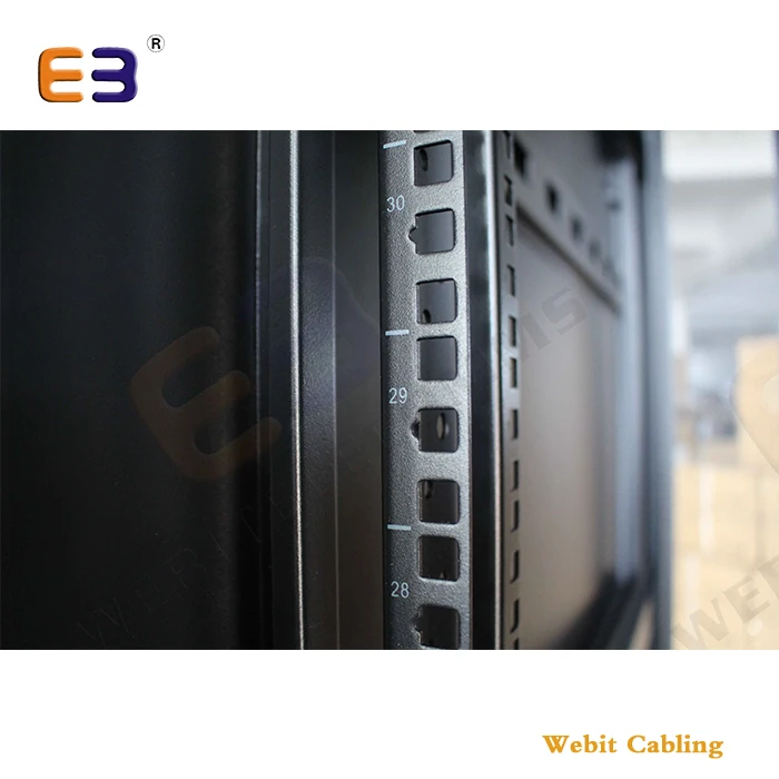 19 Inch Perforated Rear Door 18U 22U 27U  Network Server Rack