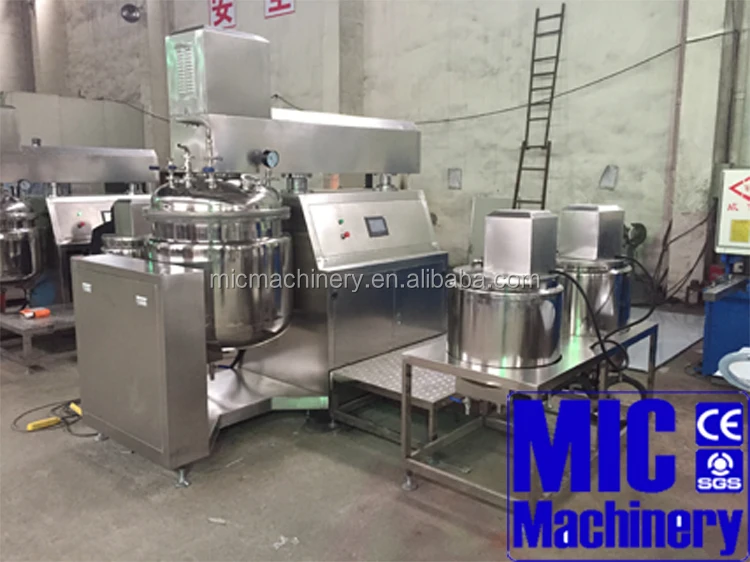 MICmachinery MIC-100L lotion making machine with high shear homo mixer