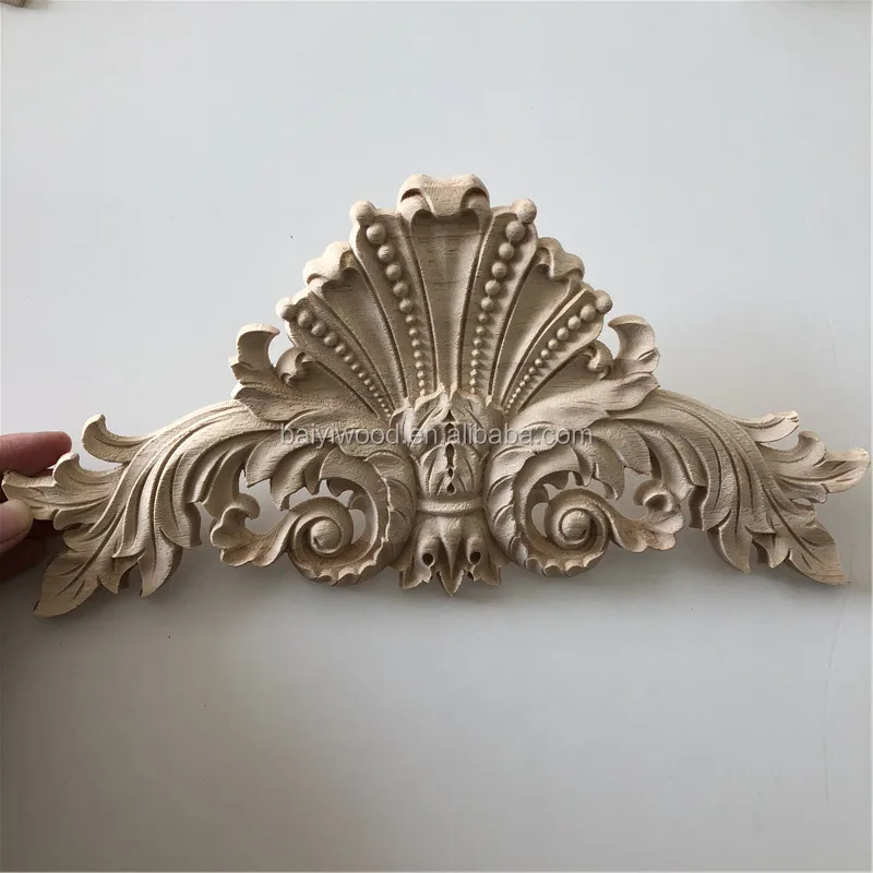 Wooden Decorative Onlays Embellishments For Furniture
