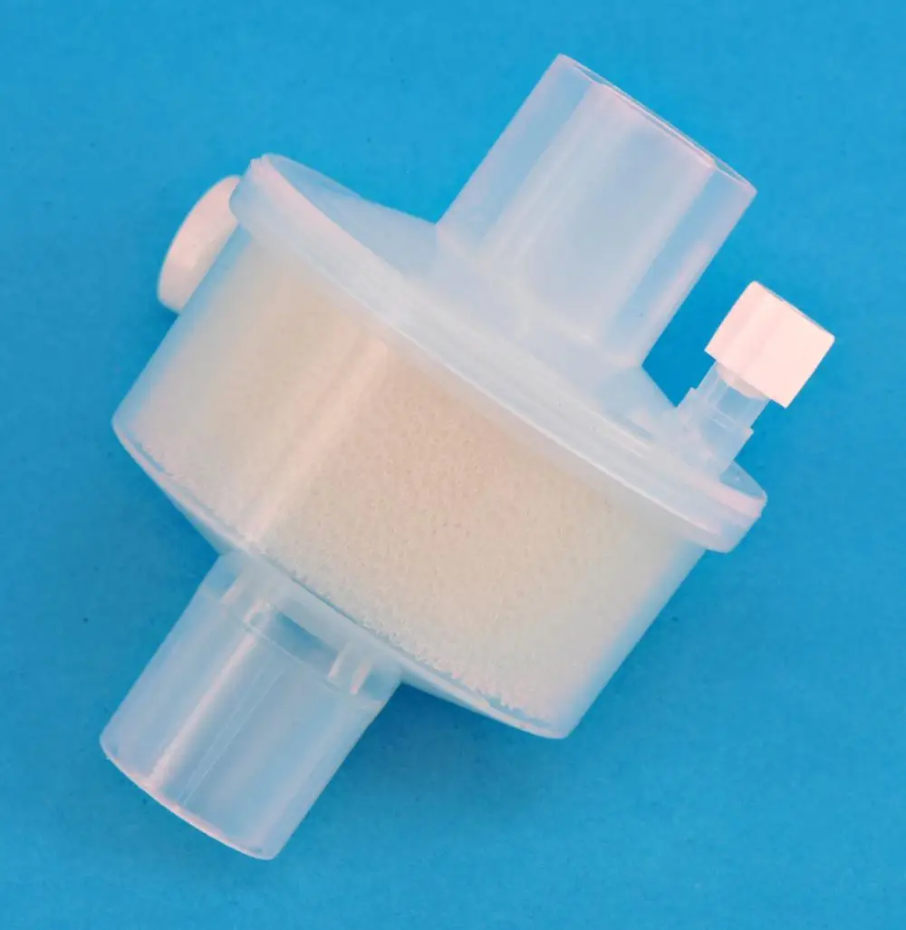 Anti Bacterial Disposable Breathing System HME Filter For Adult