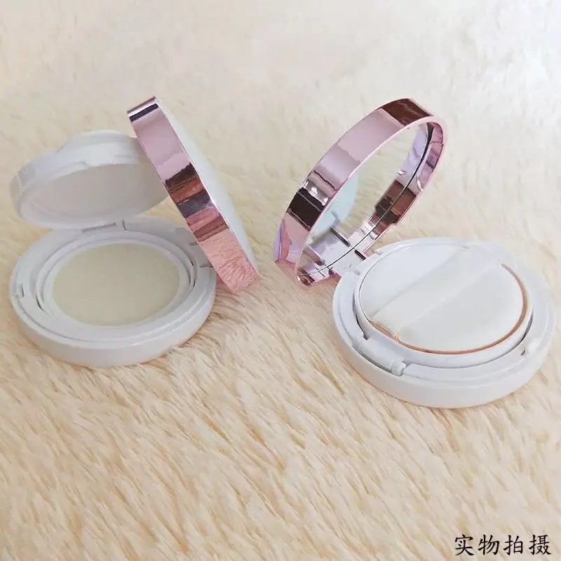 
OEM Luxury square empty pressed bb air cushion cosmetic compact powder case 