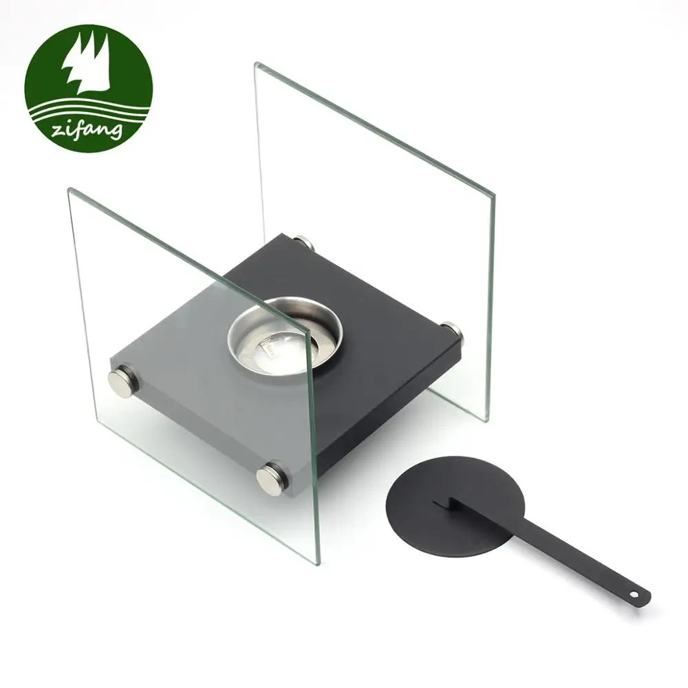 High quality and cheap modern style alcohol bio ethanol fire pit for tabletop fireplace