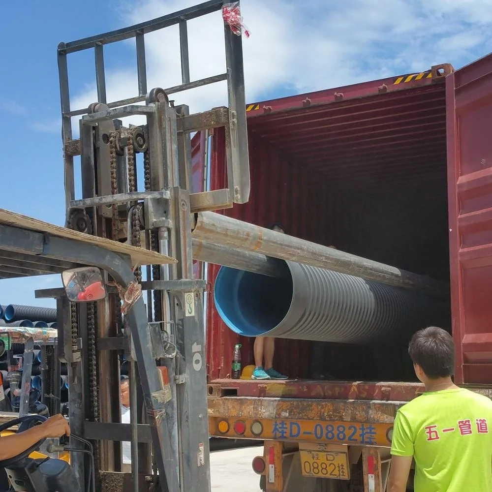 
HDPE Double-wall Corrugated Pipe 