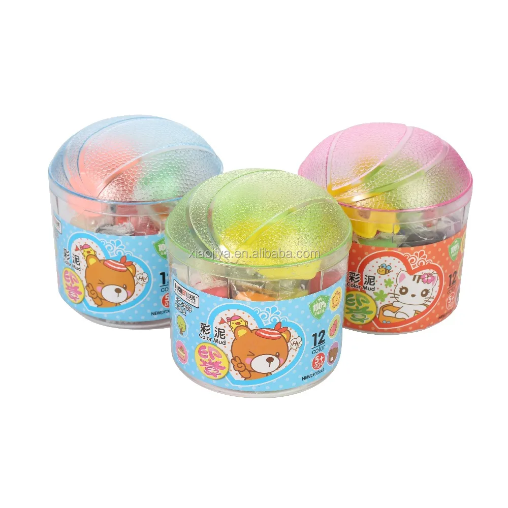 Anti-bacterial Professional Intelligent Creative Plasticine Duckey Stationery Factory from China Plasticine Clay Color 96/carton