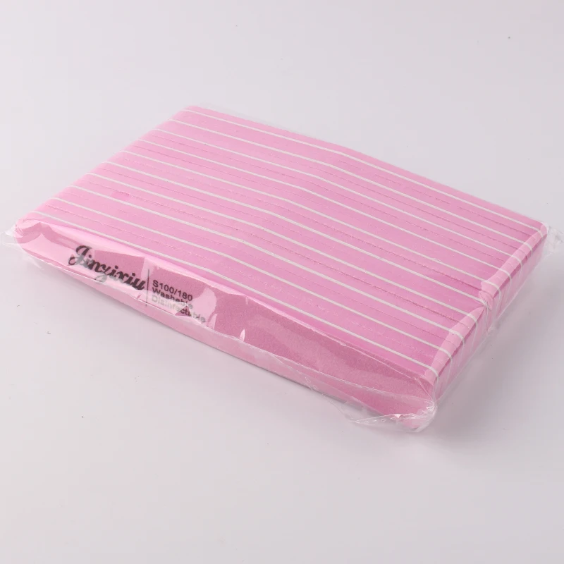 JINZIXIU Professional Custom Printed Mini Nail File 100/180 Nail Manicure File And Buffer