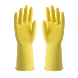 Best Selling Dipped Flock Lined Gloves for Kitchen Glove Household Wash Cloth Custom Logo Custom Package Latex Thin Cleaning