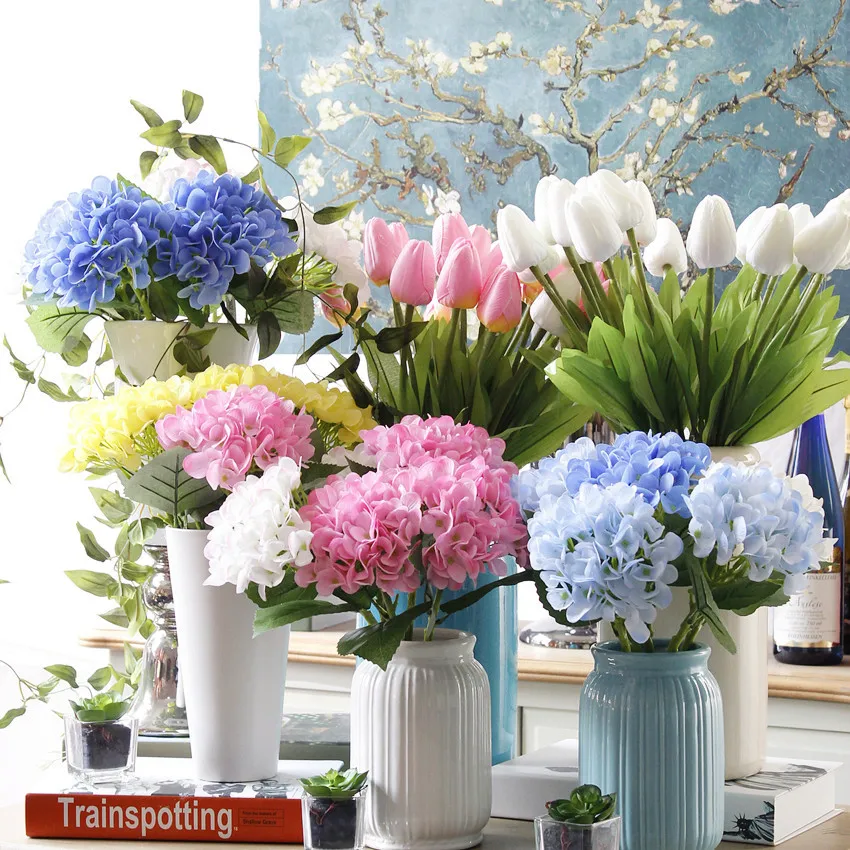 Shininglife Brand Wholesale Hydrangea Table flower hydrangea artificial flower
