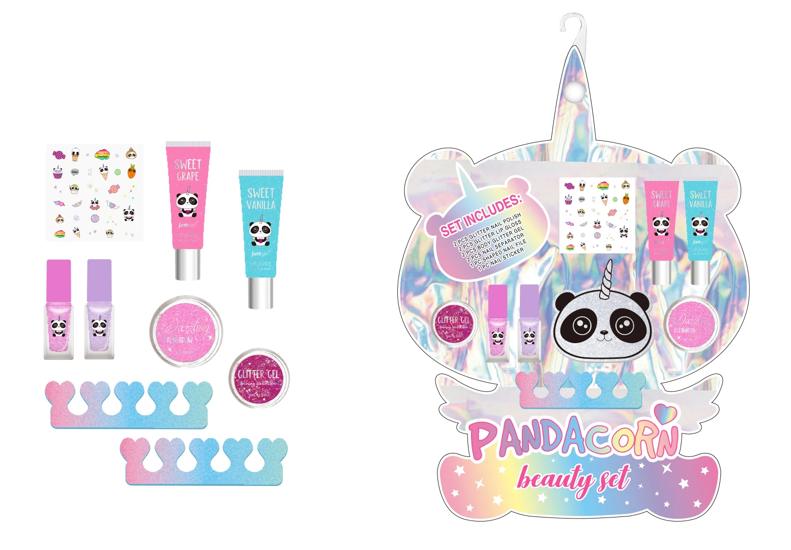 Special Unique Pandacorn Beauty Set For Kids