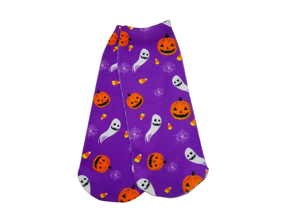 No show socks for Christmas ornament Trim A tree printed linear socks