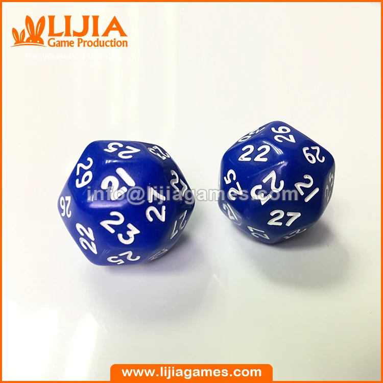 
Good Feedback 30 mm Polyhedral Jumbo dice 