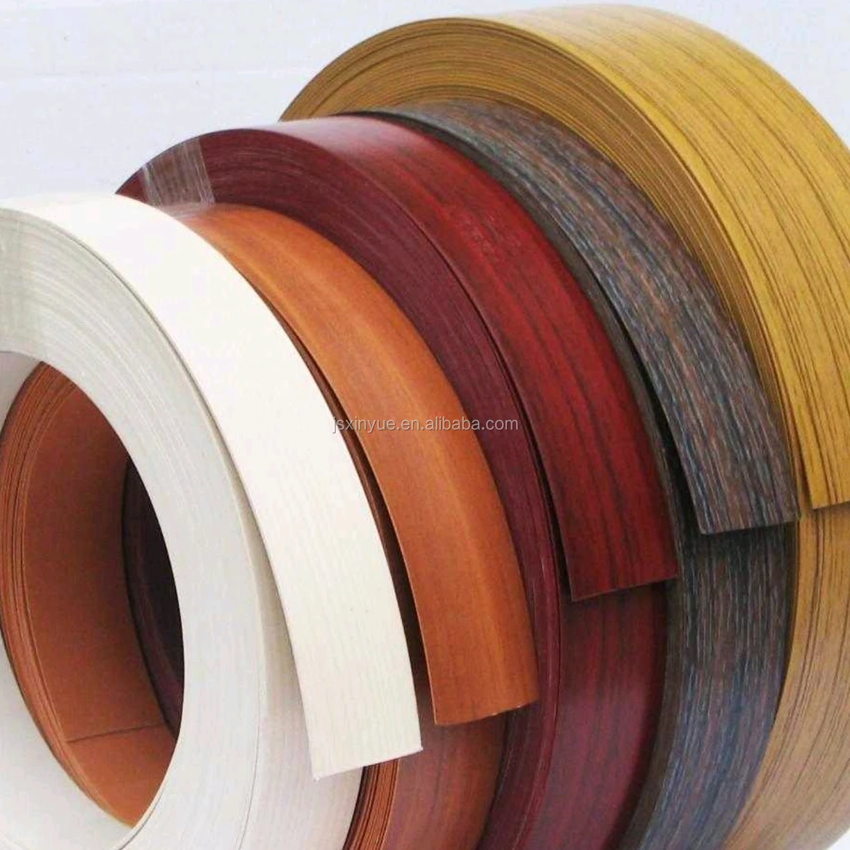 Cheaper Price Wood Grain PVC Edge Banding For Furniture Decoration