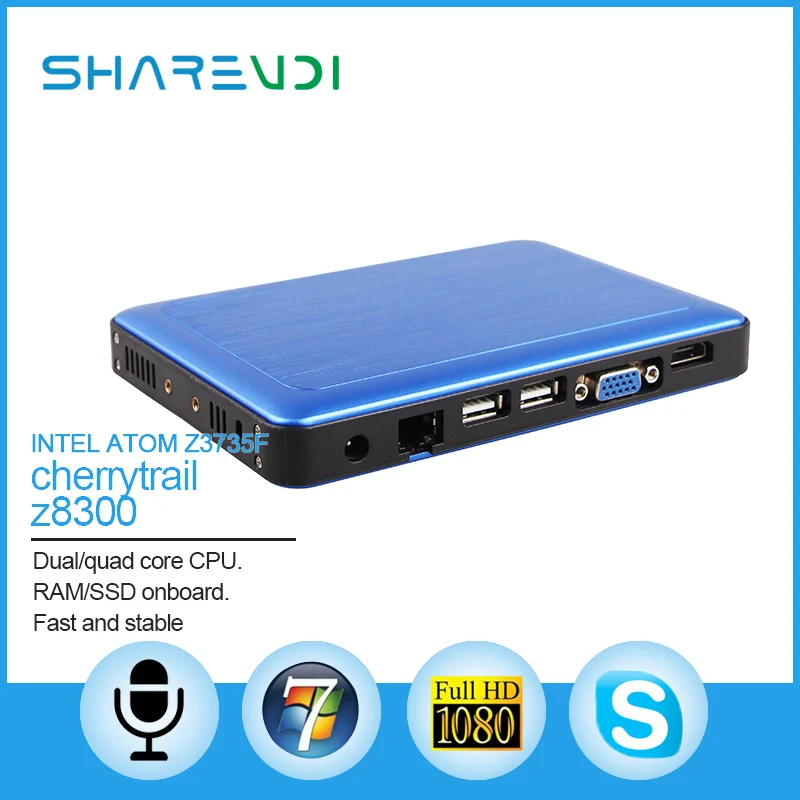 Низкая стоимость школа решения mini pc z3735f quad core 2 ГБ RAM 32 ГБ SSD