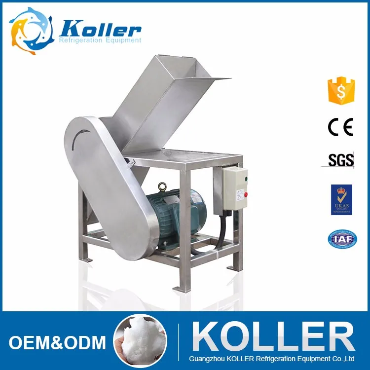 KOLLER Brand SUS304 Stainless Steel Commercial Ice Crusher High Quality Crushed Ice Machine For Sale