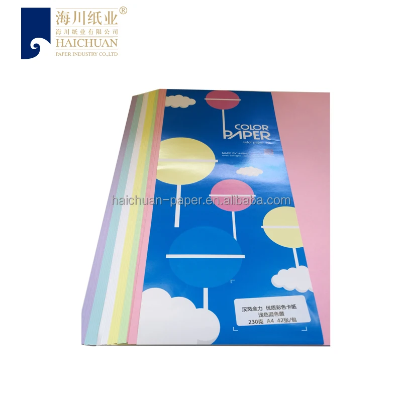 Многоцелевой умеренная цена хлора складной A4 цветная бумага карты