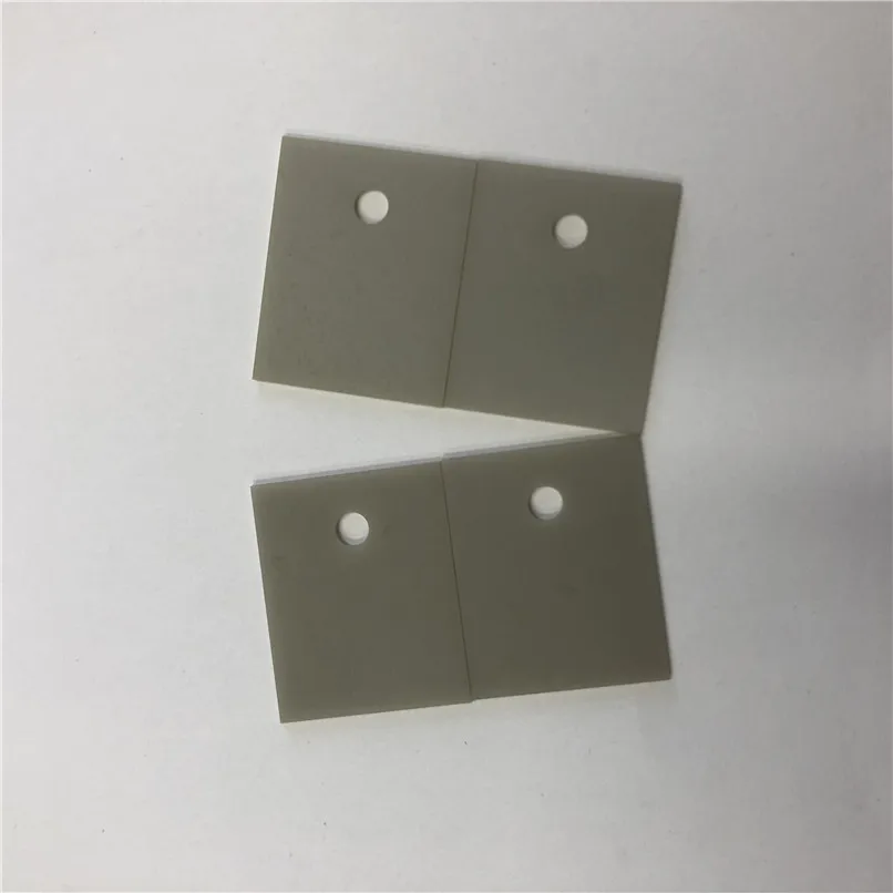 Customized finishing Precision Aluminium nitride AlN Ceramic Plate and Substrate