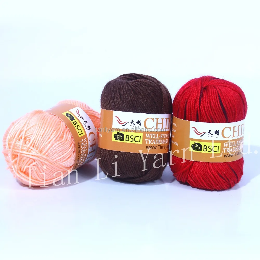 Cotton jersey Hand Knitting Yarn sock yarn