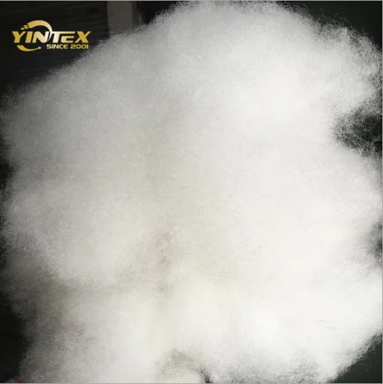 China High quality 0.9D ~ 15D Hollow Fibre Filling