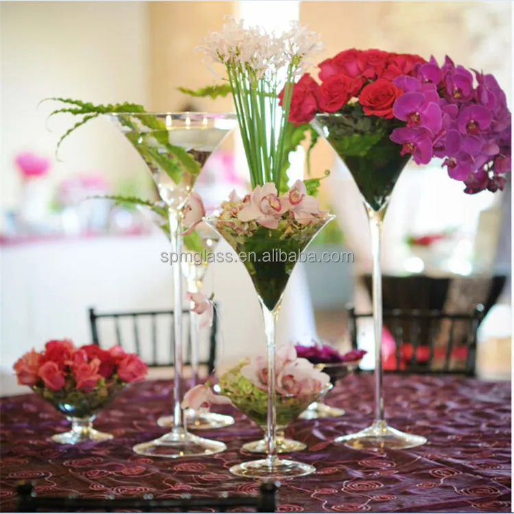 tall wholesale martini glass vases centerpieces tall glass stemmed for wedding